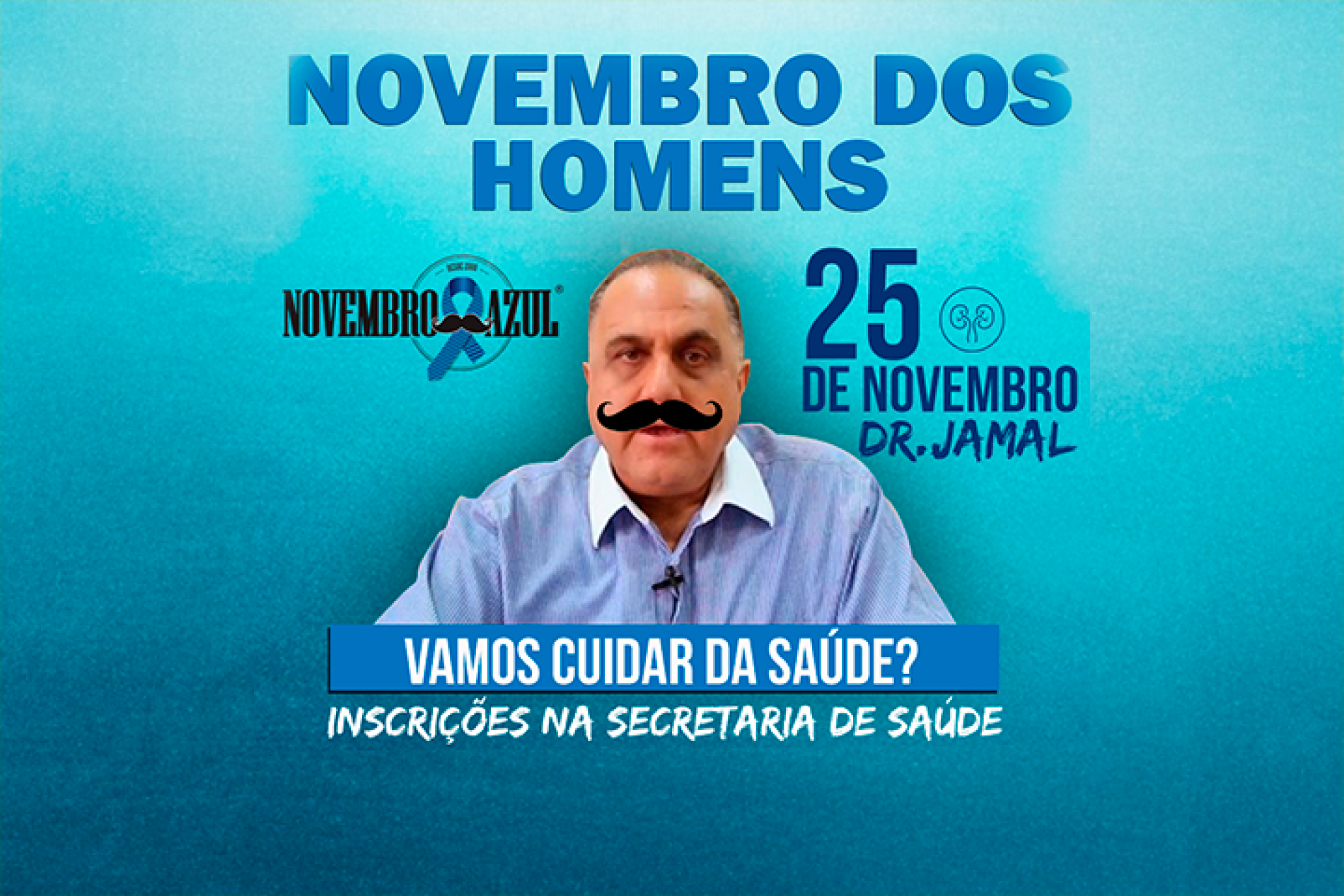 Saúde inicia agendamento de consultas do 'Novembro Azul' Rochedo.