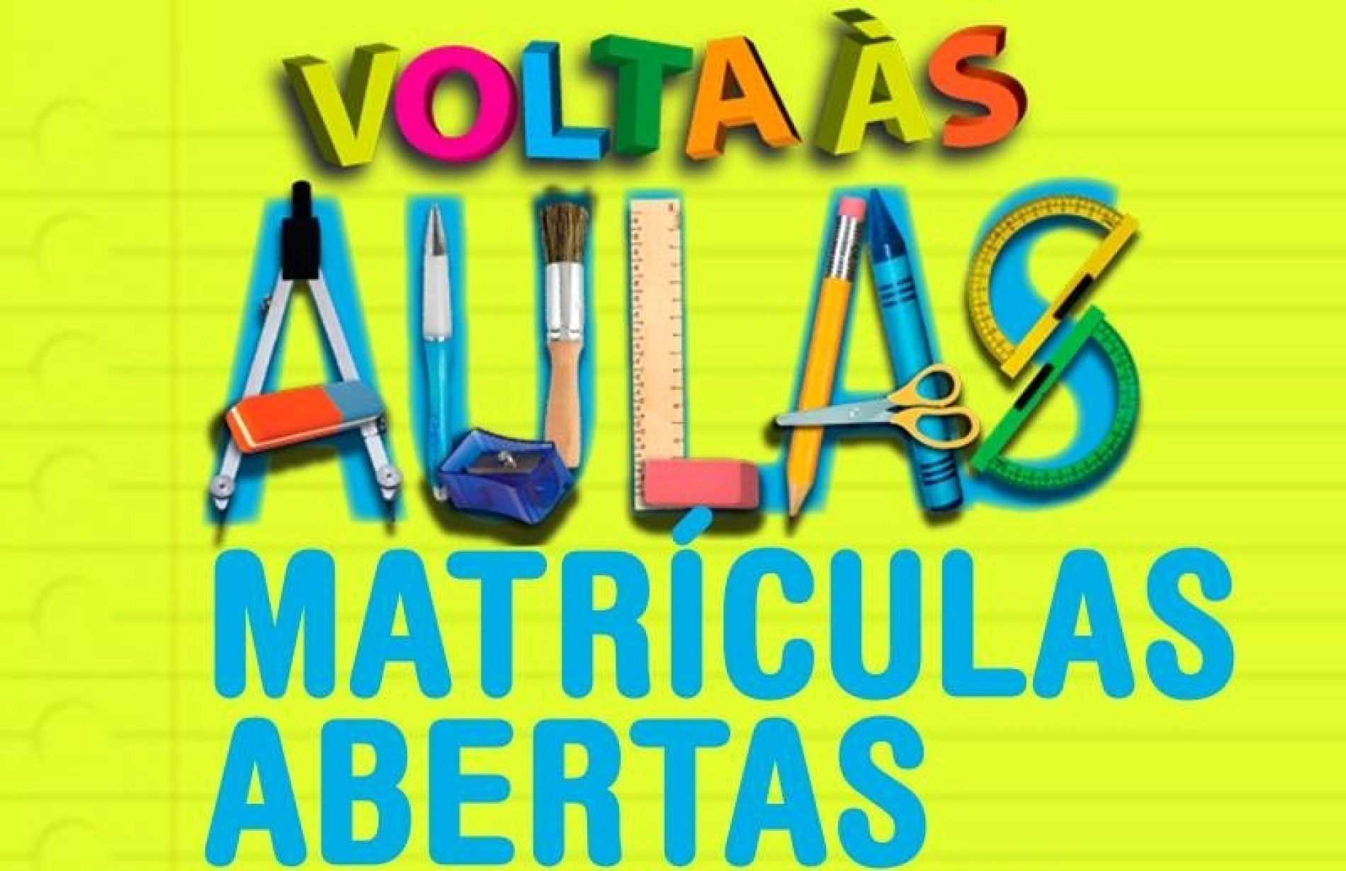 Estão abertas as matrículas nas escolas do município