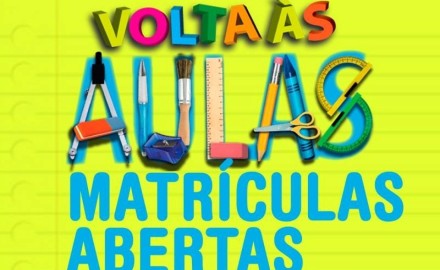 Estão abertas as matrículas nas escolas do município