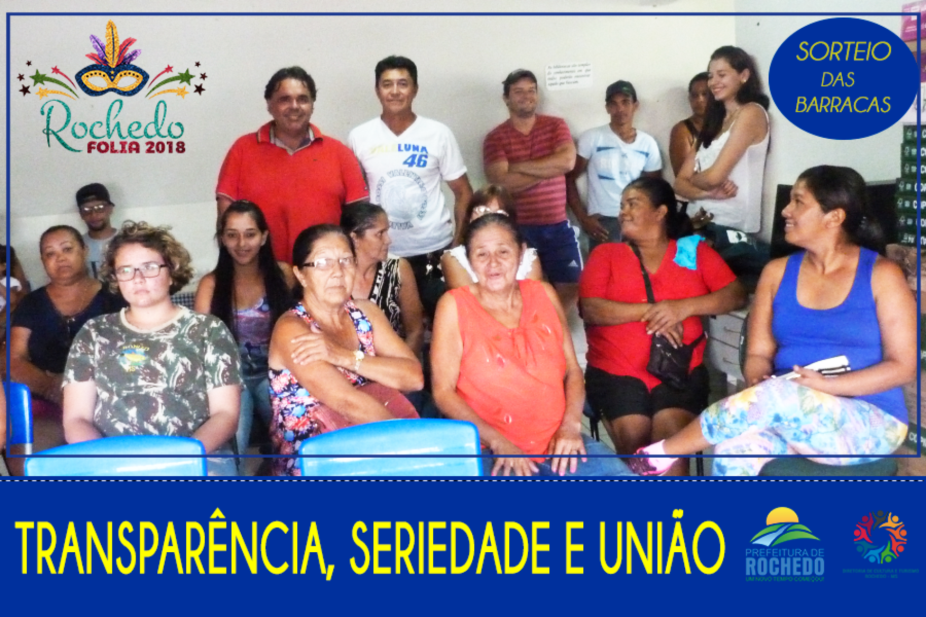 Sorteio das barracas para o carnaval 
