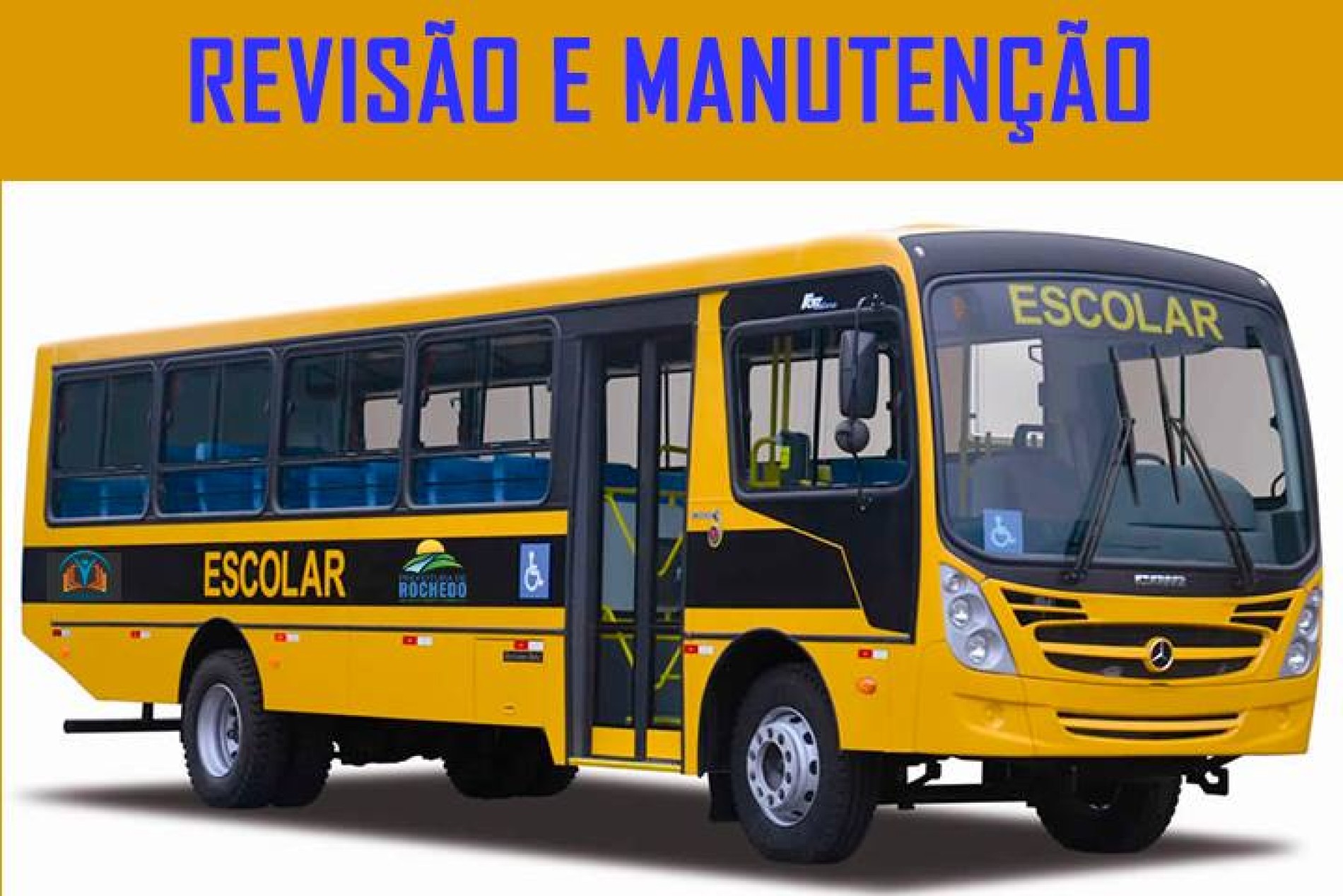 Revisão e manutenção de ônibus escolares