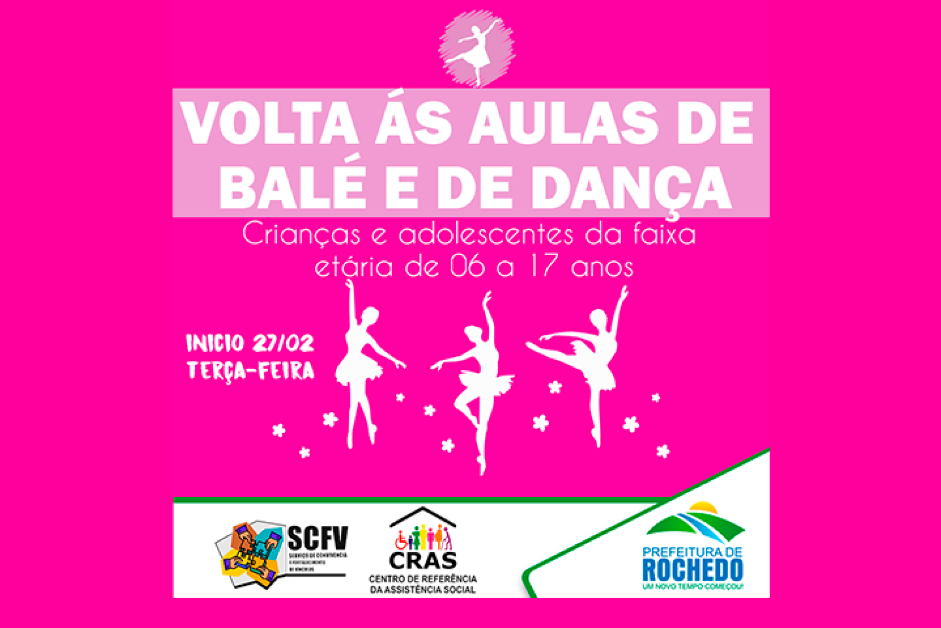 VOLTA ÁS AULAS BALLET E DANÇA 2018
