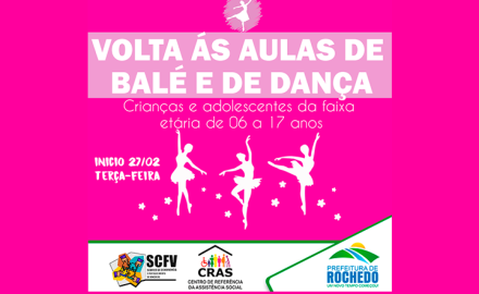 VOLTA ÁS AULAS BALLET E DANÇA 2018