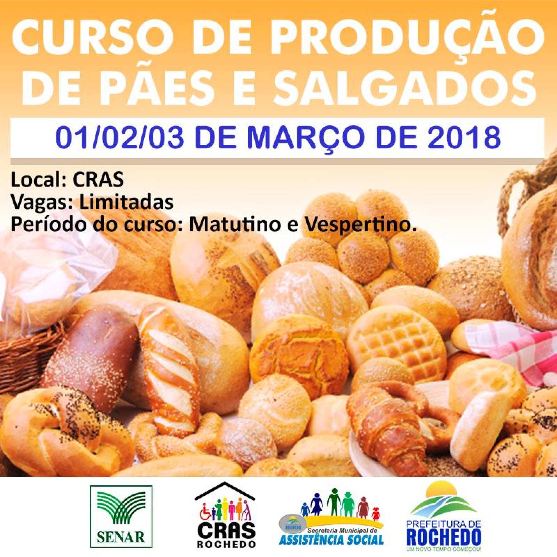 Curso de produção de Bolos e Biscoitos