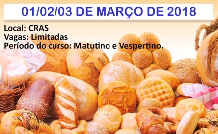 Curso de produção de Bolos e Biscoitos