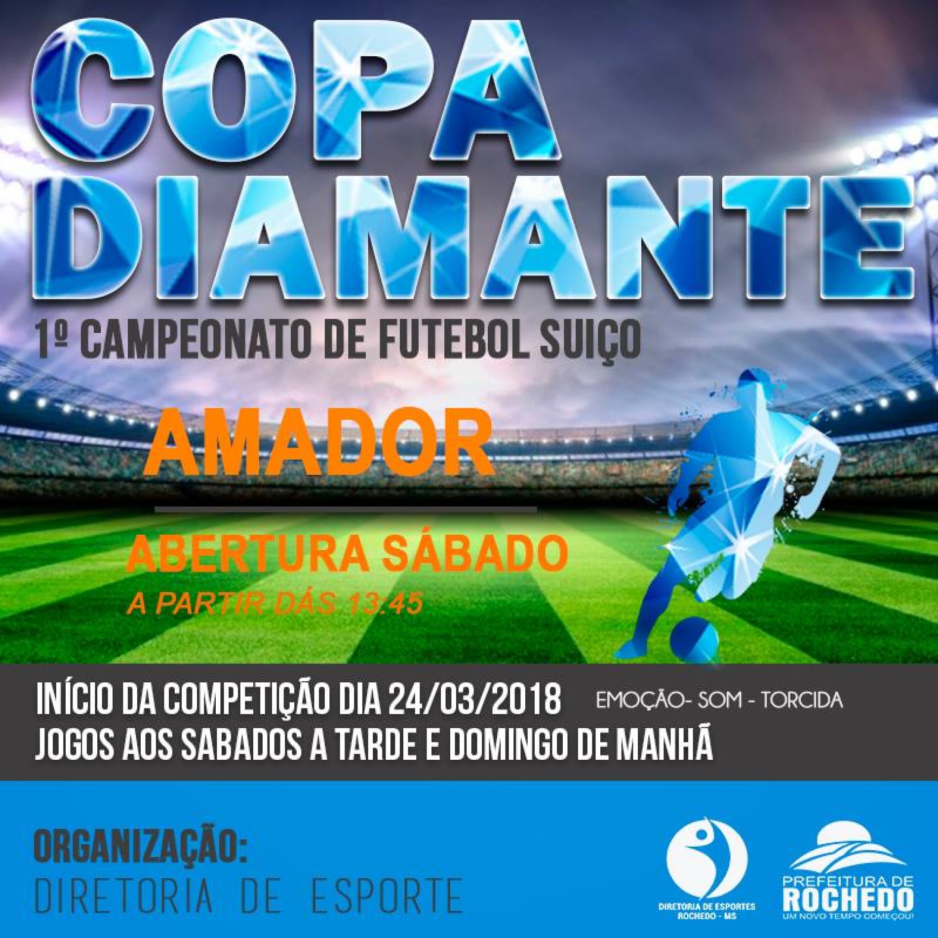 VAI COMEÇAR A COPA DIAMANTE DE FUTEBOL SUIÇO