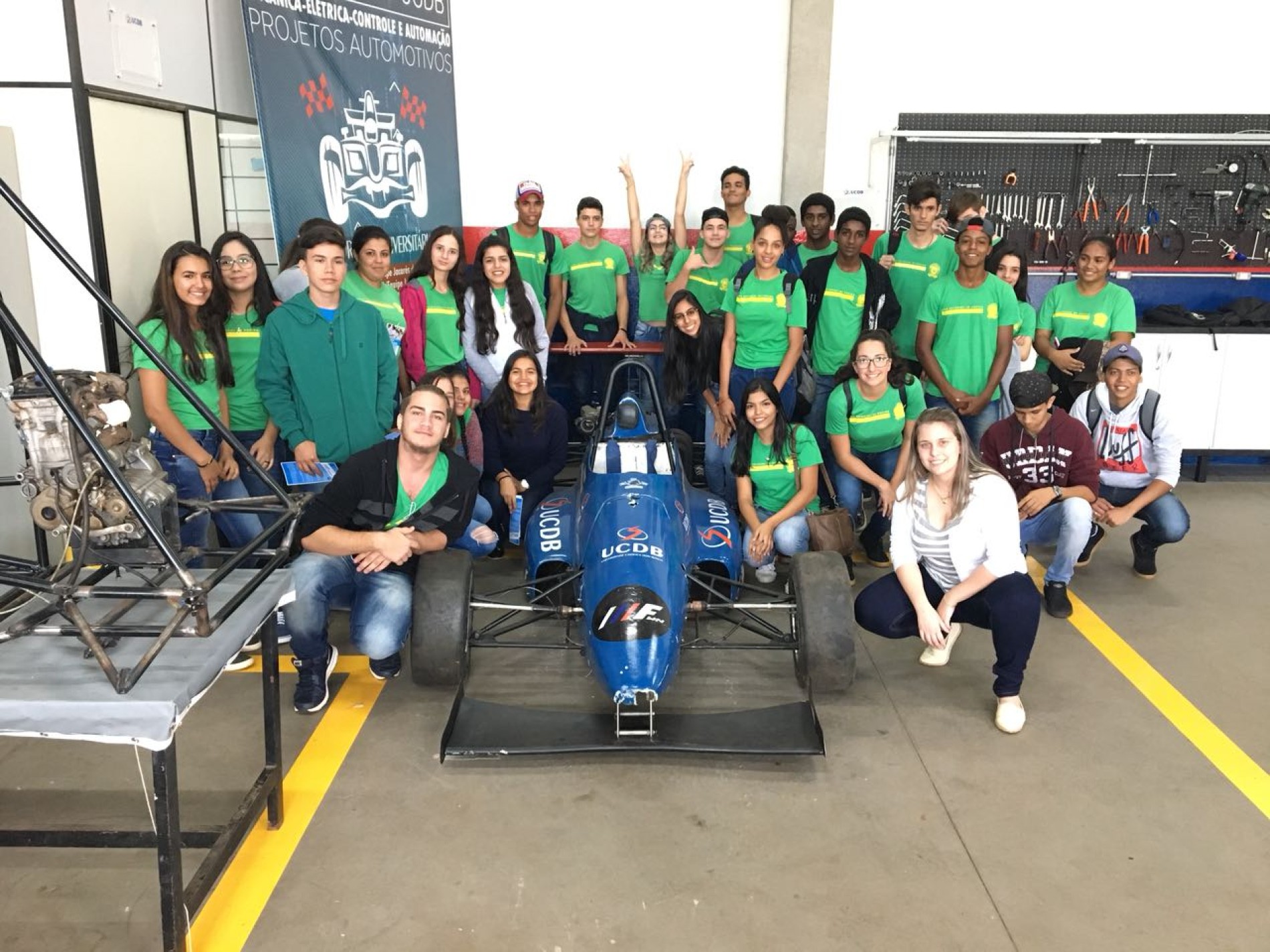 TERCEIRO ANO DA ESCOLA ESTADUAL VISITA Á UCDB