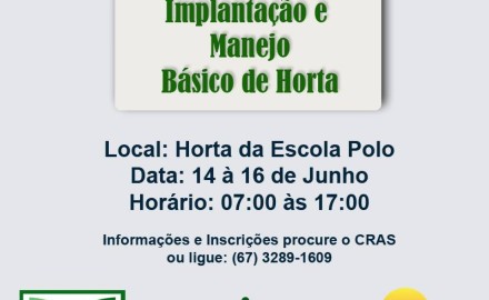 Mais um curso para Rochedo