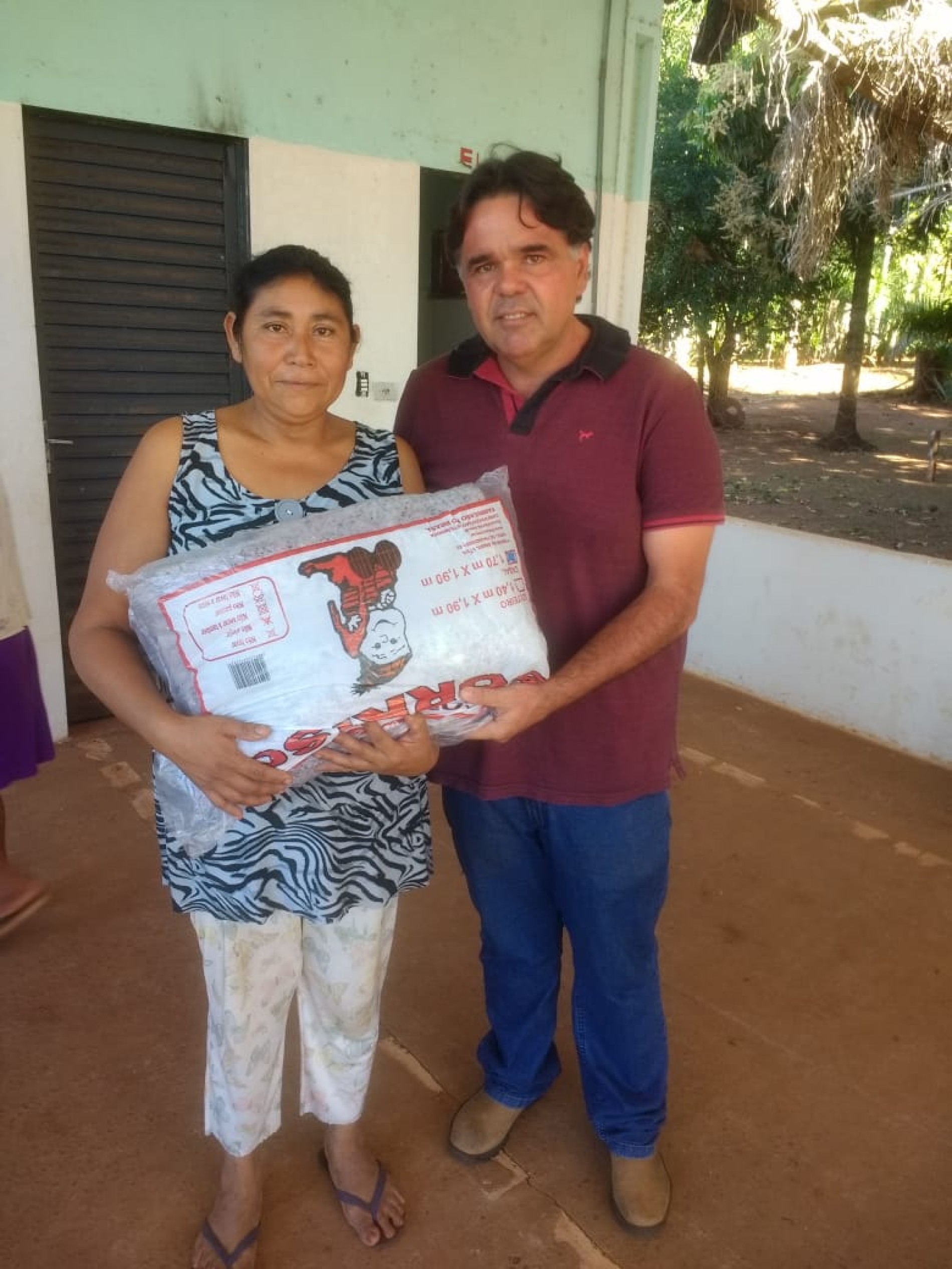 ENTREGA DE COBERTORES NA REGIÃO DA ALDEIA BALSÁMO