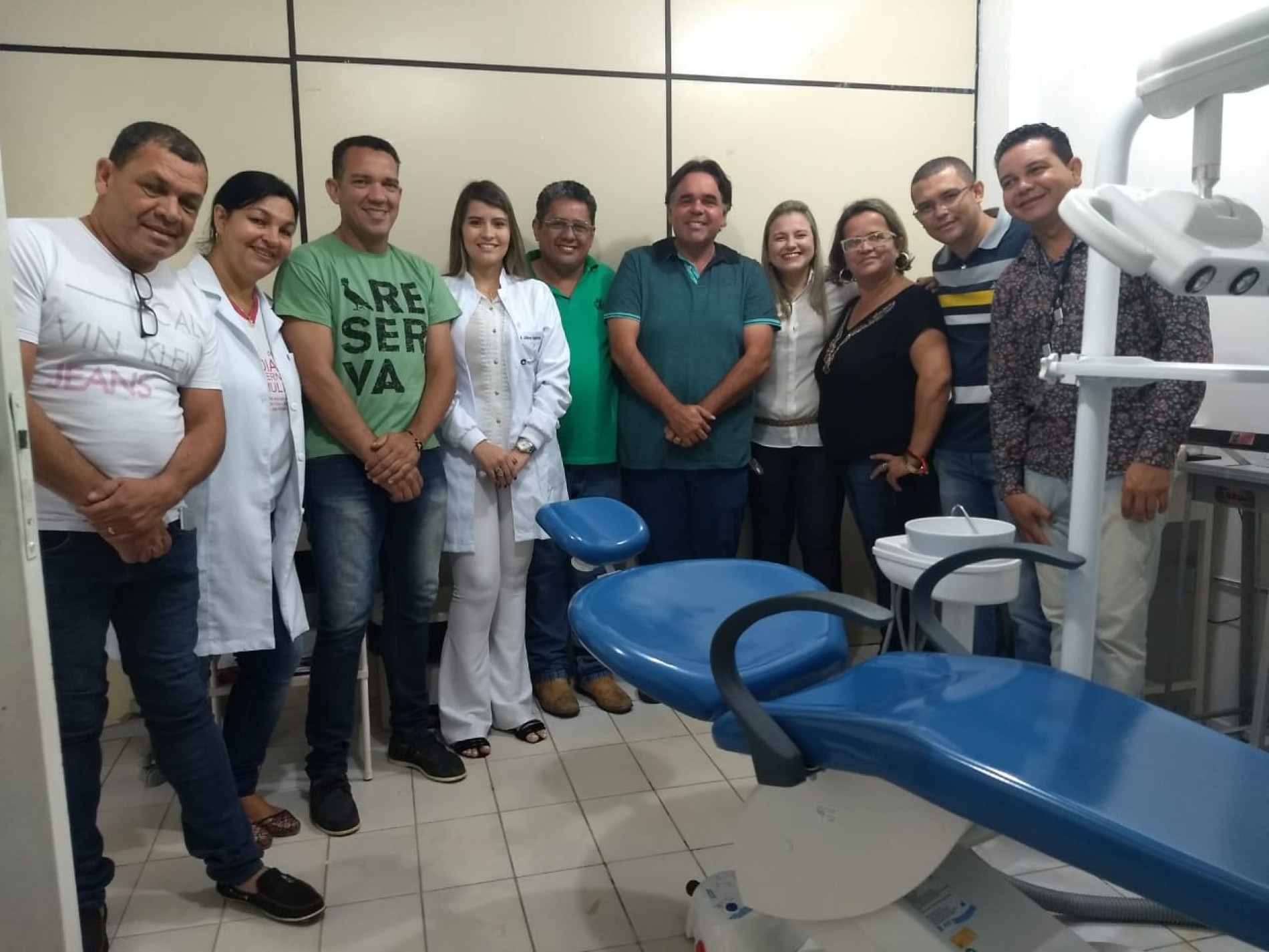 Reativação do Gabinete Odontológico na Escola Polo.
