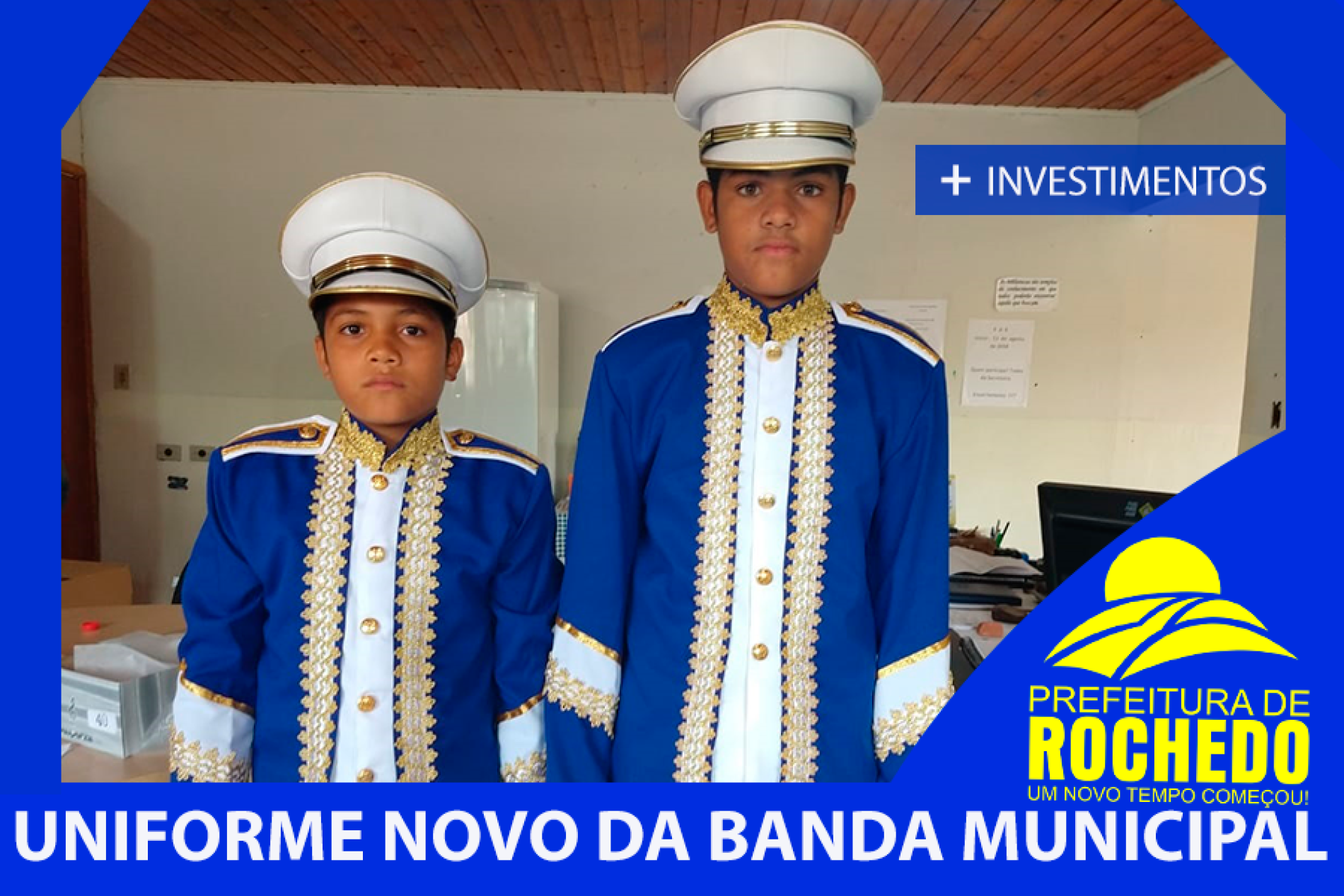 NOVO UNIFORME DA BANDA MUNICIPAL
