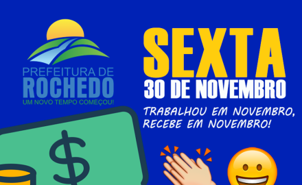 *SALÁRIO NA CONTA "NOVEMBRO 2018"*