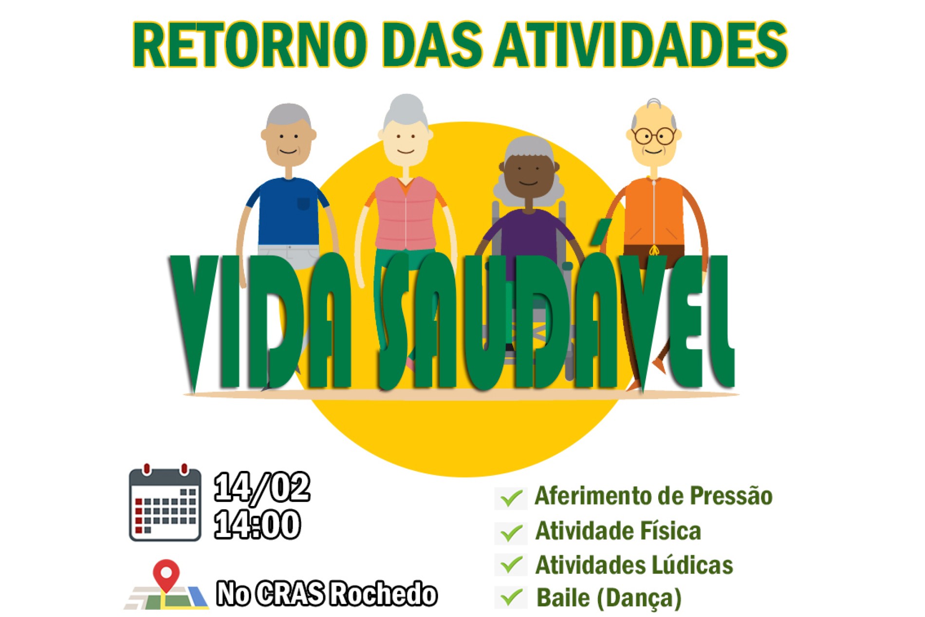 Retorno Das Atividades Do Grupo Vida Saudável