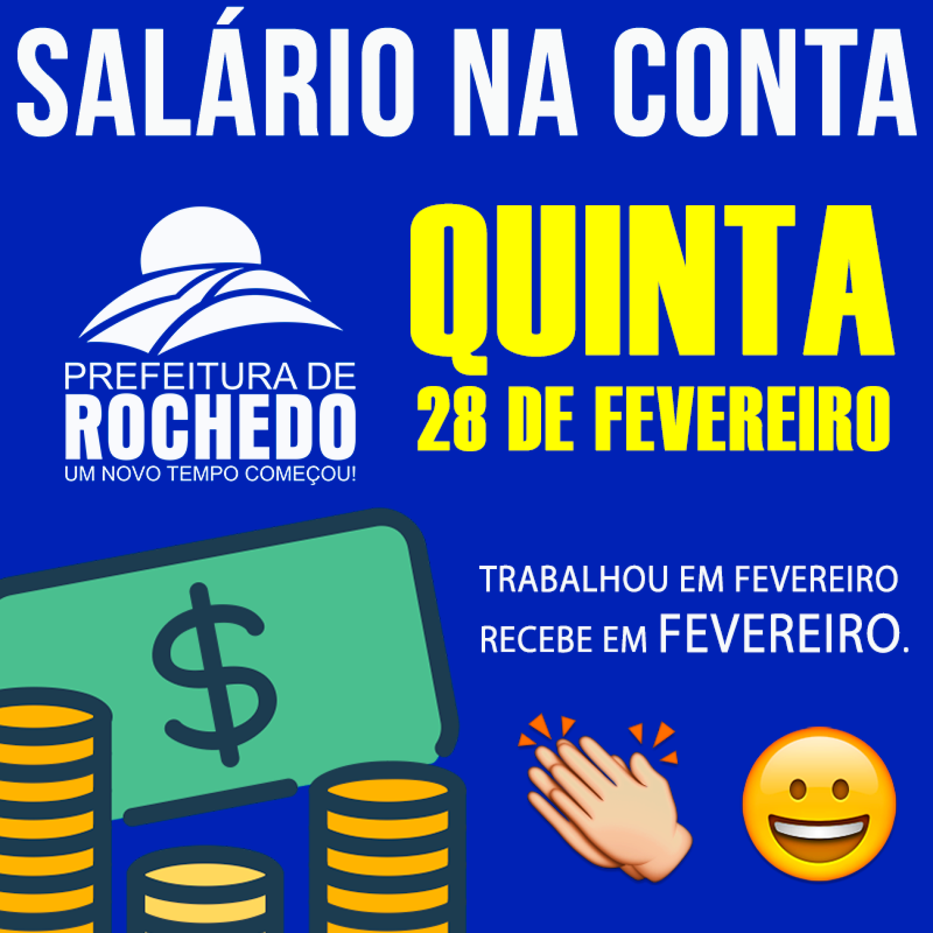 SALÁRIO NA CONTA "FEVEREIRO 2019"