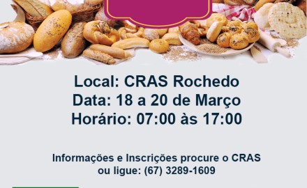 CURSO “PRODUÇÃO DE PÃES E SALGADOS”