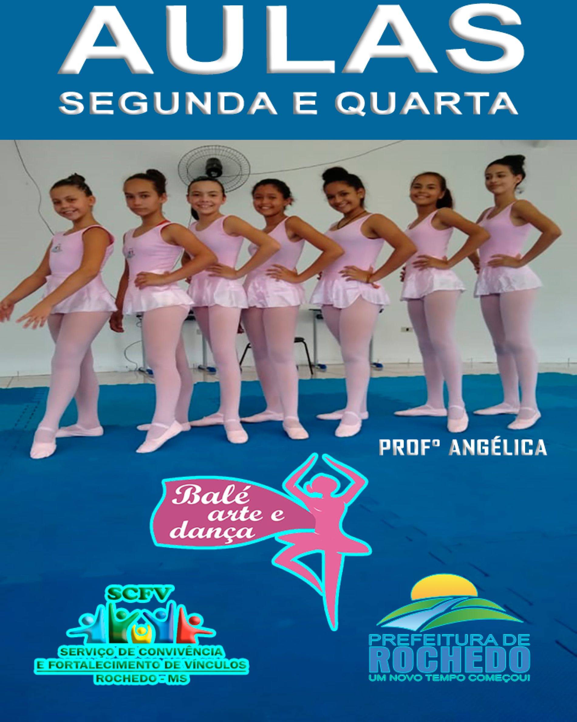 Secretaria Municipal de Assistência Social oferece aulas de balé