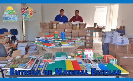 MAIS UM ANO PREFEITURA ENTREGA KITS ESCOLARES
