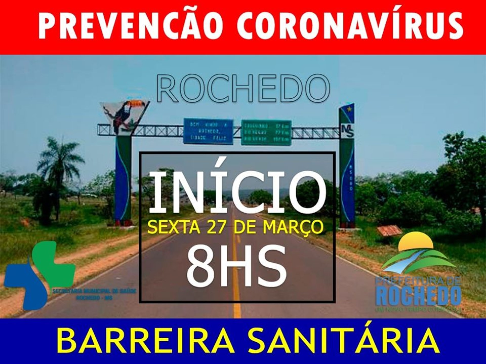 Barreira Sanitária em nosso Município 