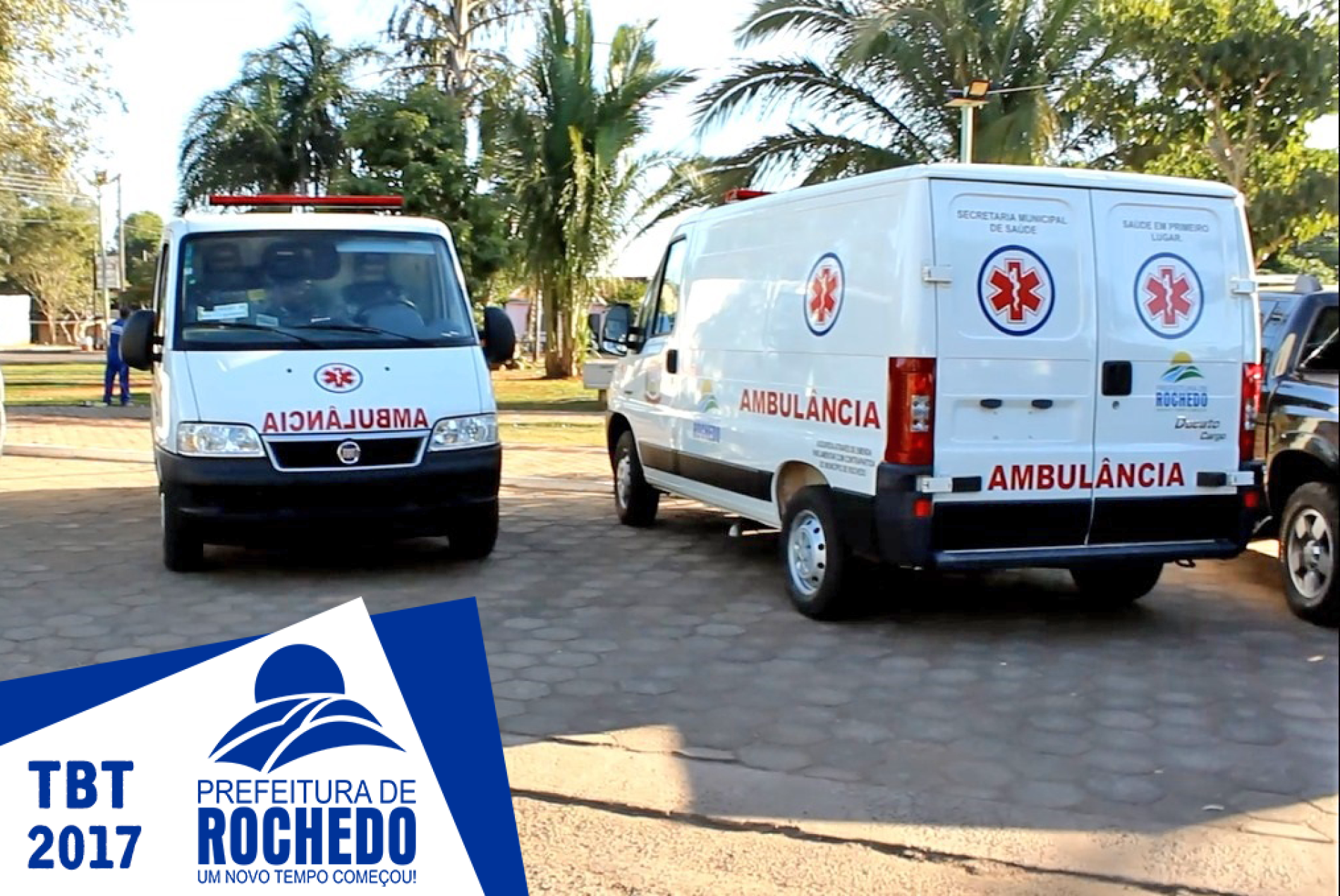 REPOST: Rochedo recebe duas Ambulâncias 