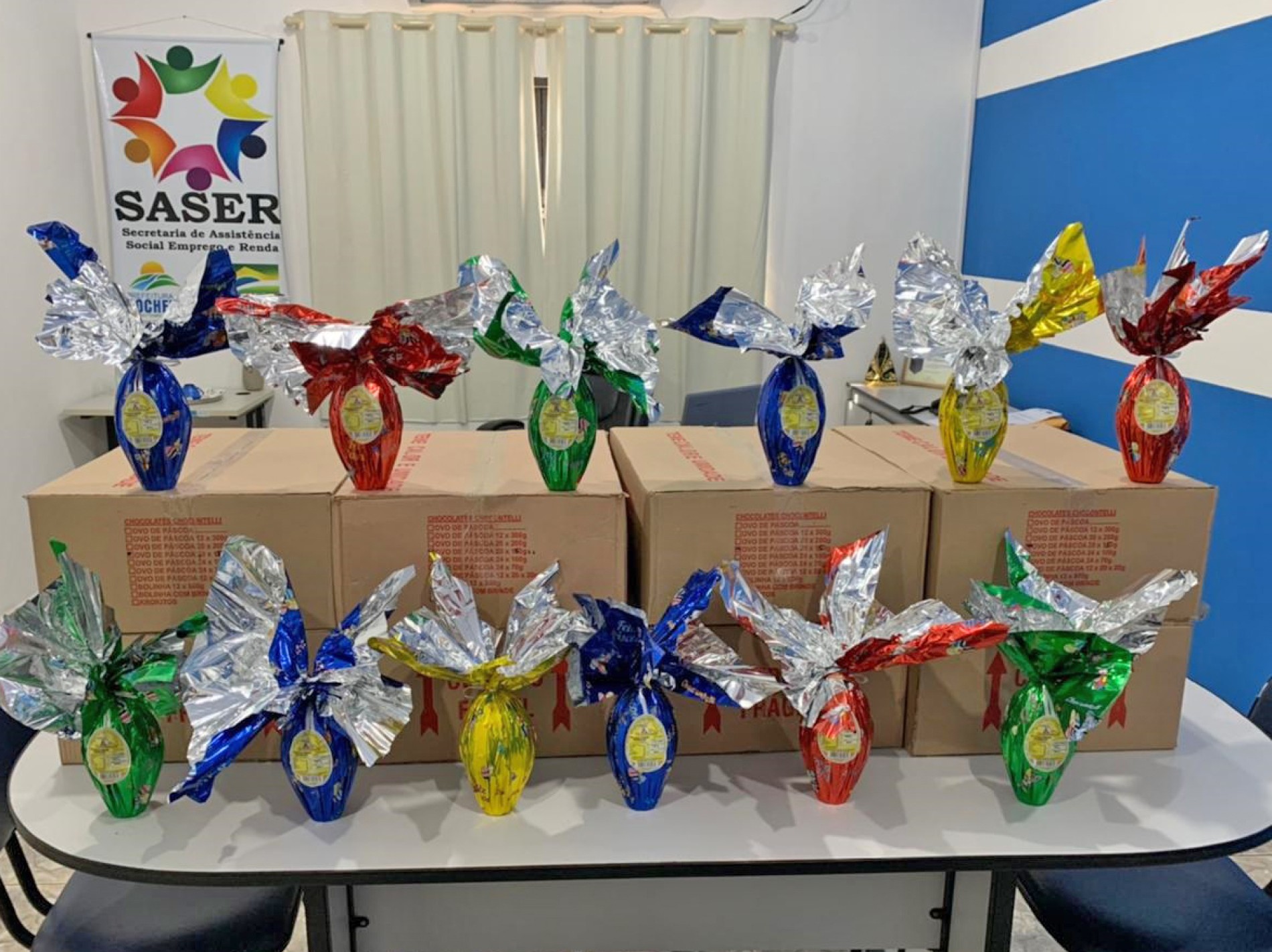 Prefeitura entrega Ovos de Páscoa 