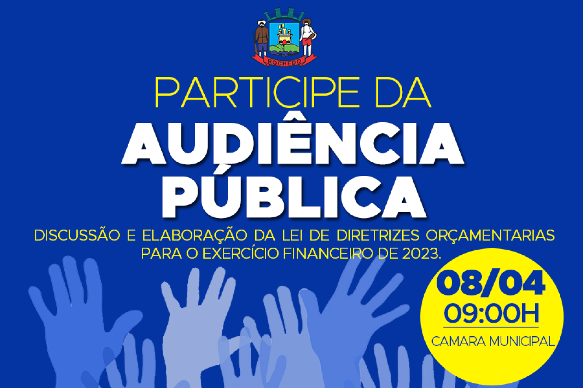 CONVITE PARA AUDIÊNCIA PÚBLICA PRESENCIAL